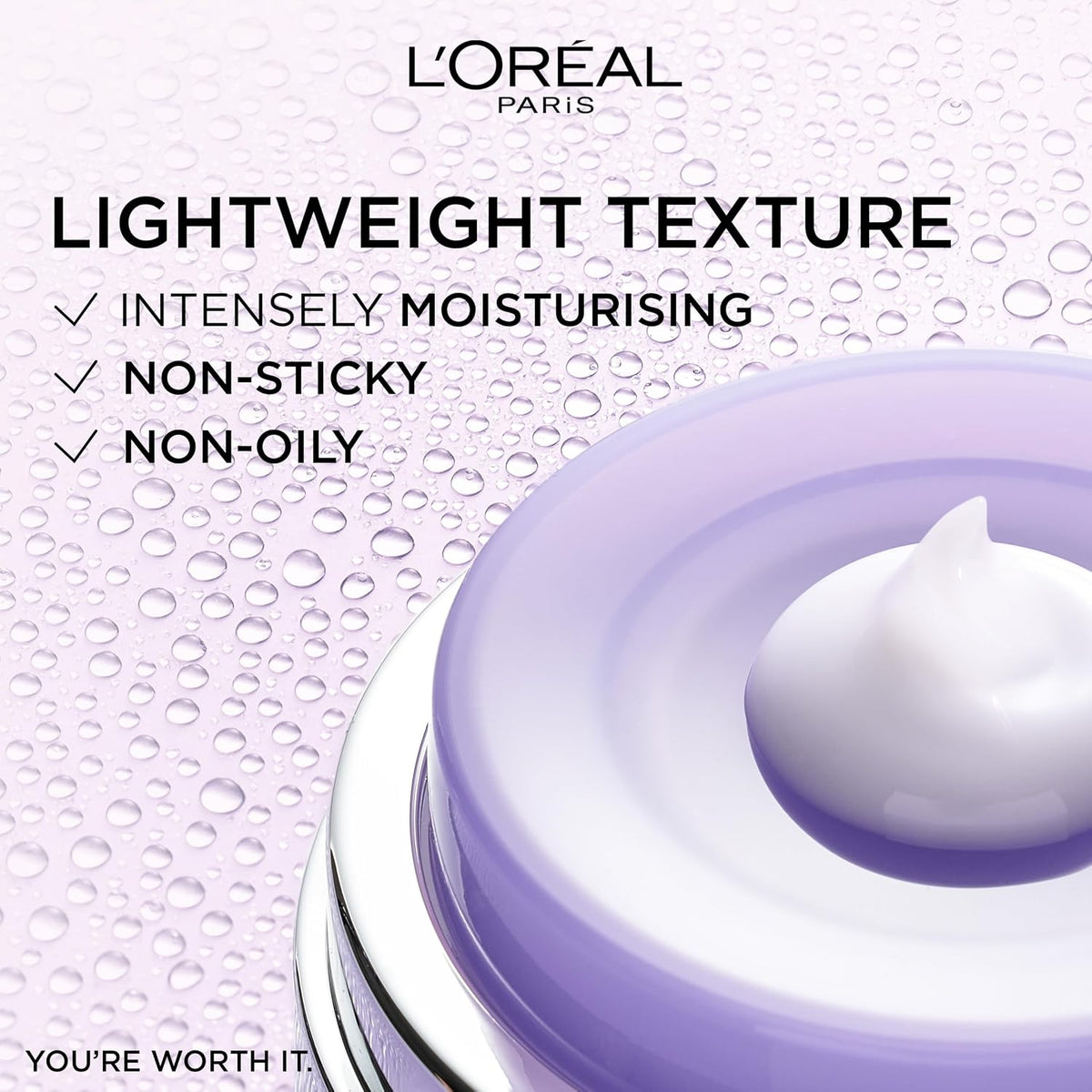 L’Oréal Paris Watercream, Plumping Face Moisturiser Revitalift Filler, 50ml