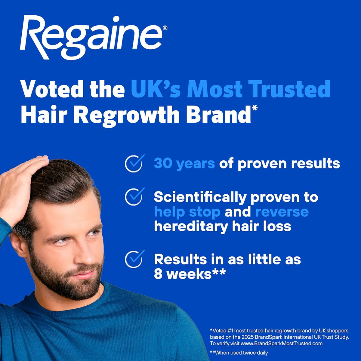 Regaine For Men Hair Regrowth Foam 3 x 73ml