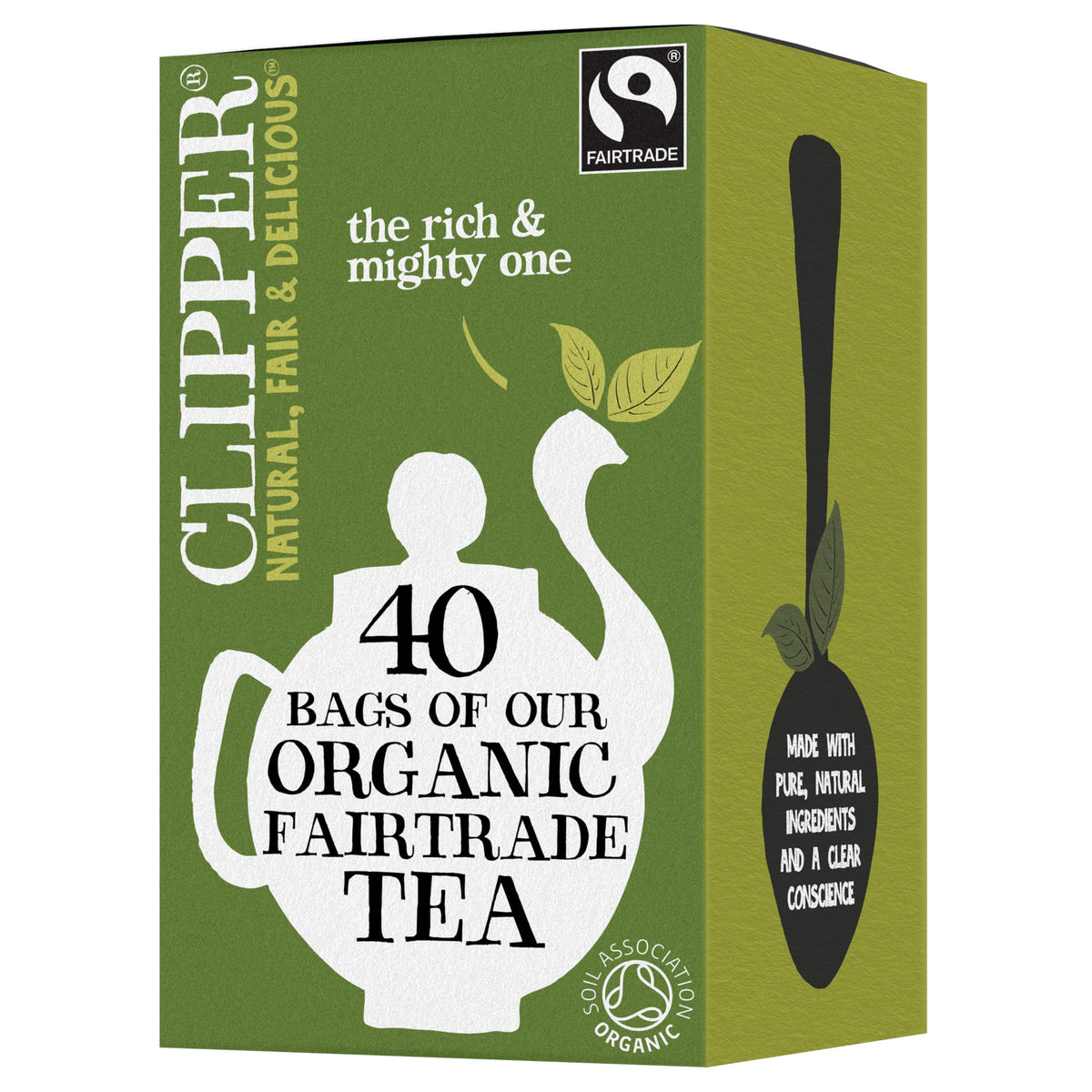 Clipper Organic Fairtrade Everyday Black Tea 1 x 80 Teabags