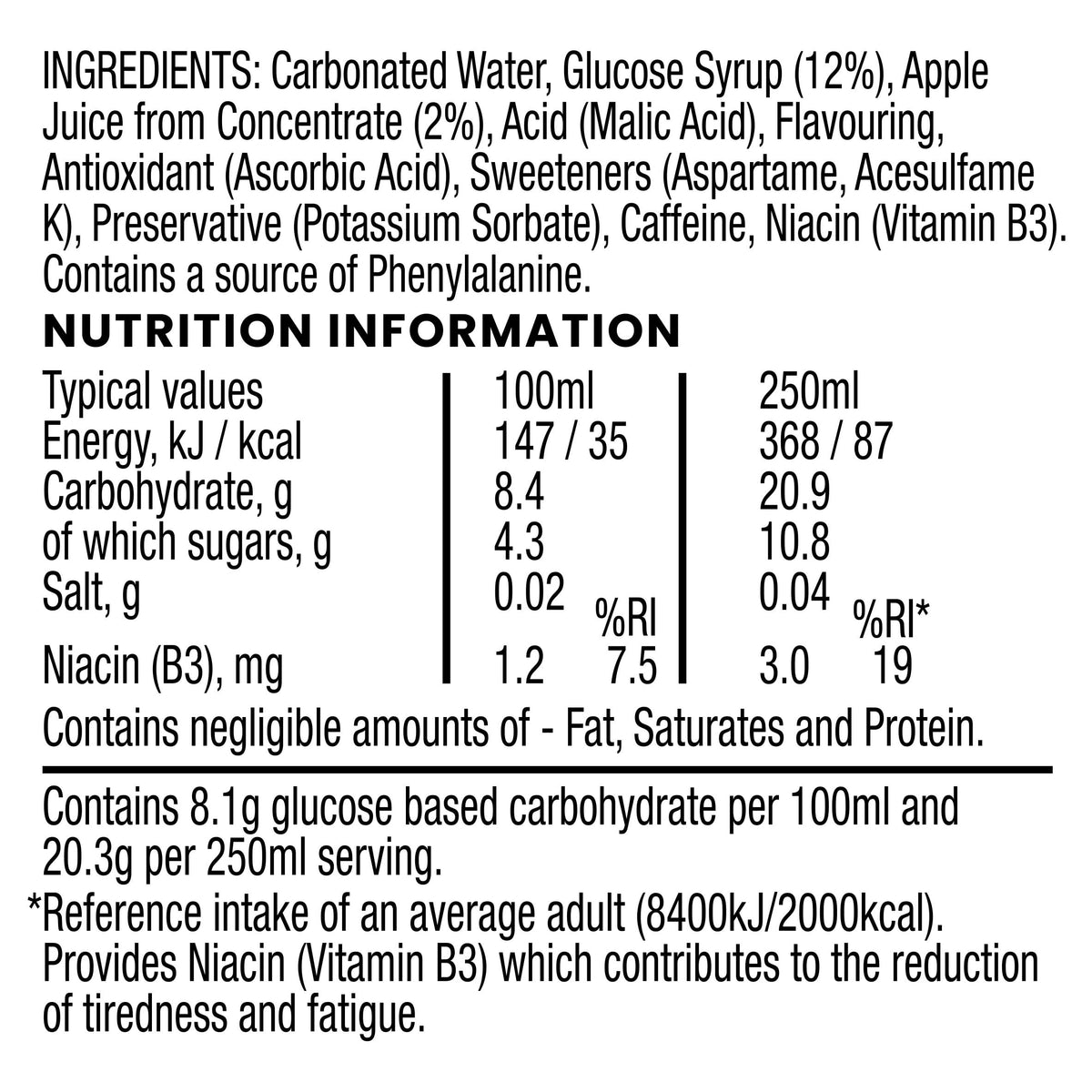Lucozade Energy Cherry 500ml (Pack of 12)