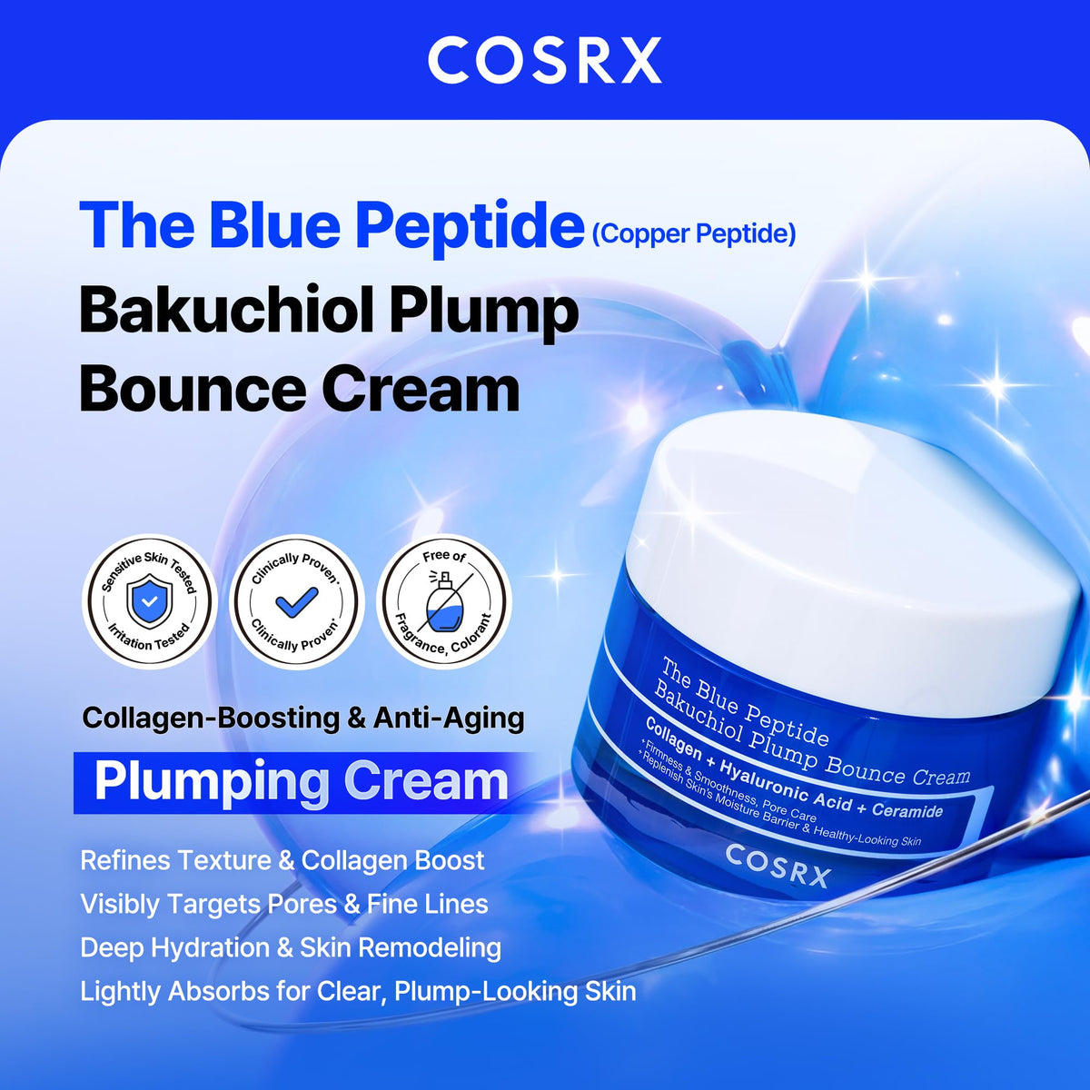 COSRX 6 Peptide Collagen Booster Serum 150ml, Face Toner with Niacinamide