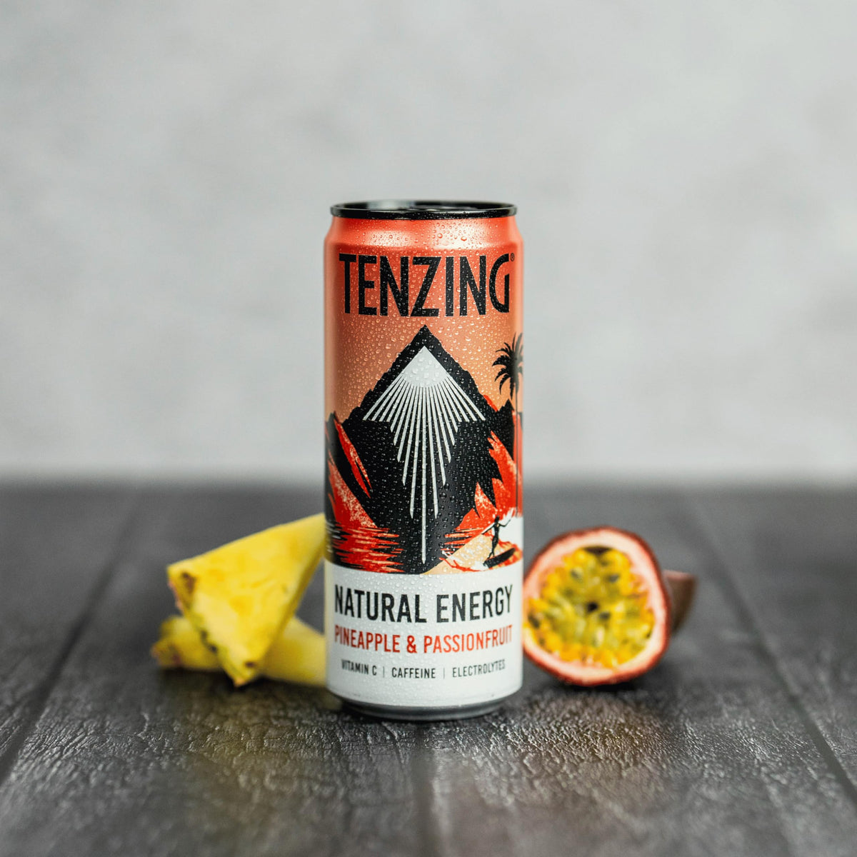 TENZING Natural Energy Drink, Plant Based, Vegan, & Gluten Free, +BCAA, Apple & Seaberry, 330ml (Pack of 12) - Packaging may vary