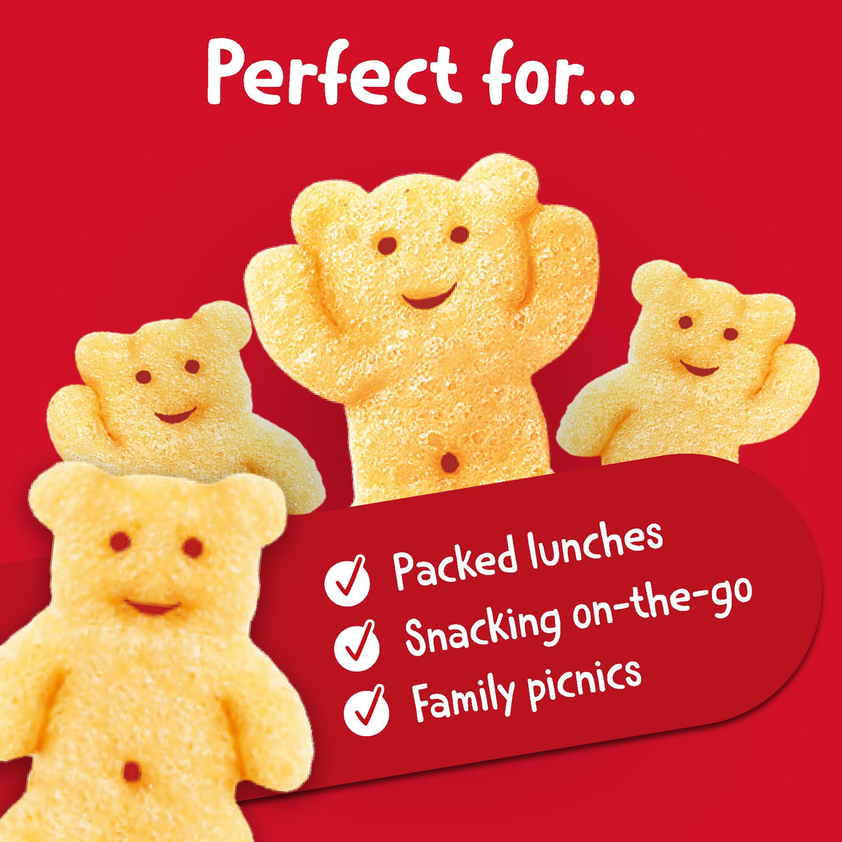 Pom Bear • Original Potato Snacks • Multipack • 6 Bags