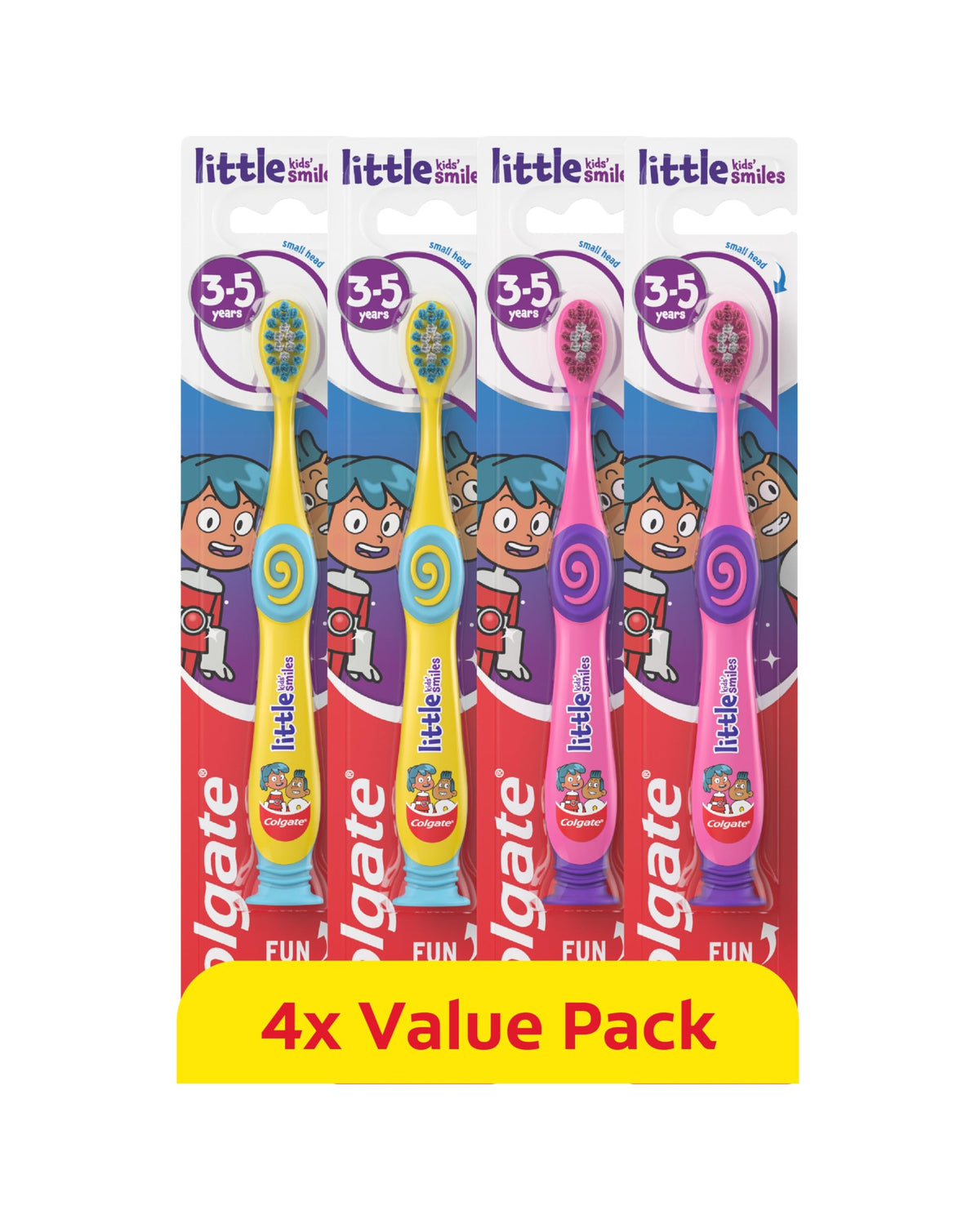 Colgate Kids Bluey Toothbrush 3-5 Years, 2 Pack