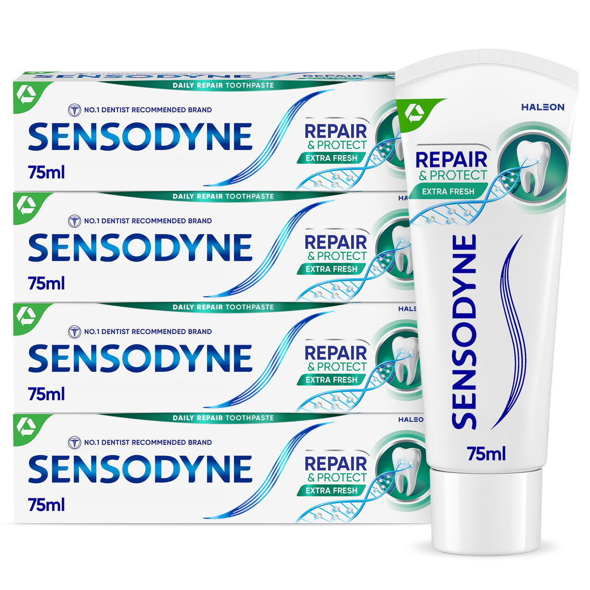 Sensodyne Repair & Protect Original Toothpaste, Sensitive Teeth, Mint, 75 ml