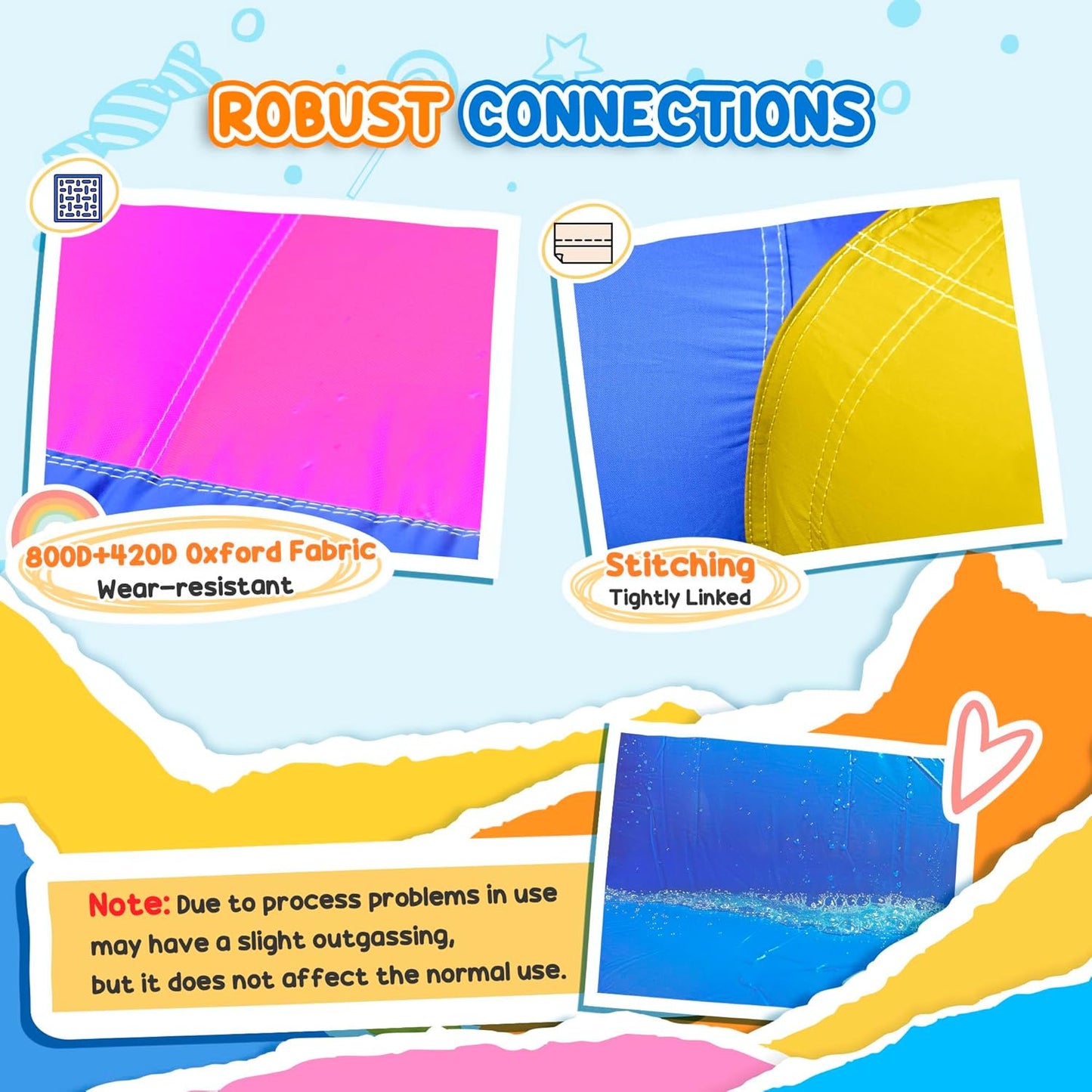 Outsunny 5-in-1 Unicorn Inflatable Bouncy Castle with Slide, Pool & Climbing Wall — Ages 3-8