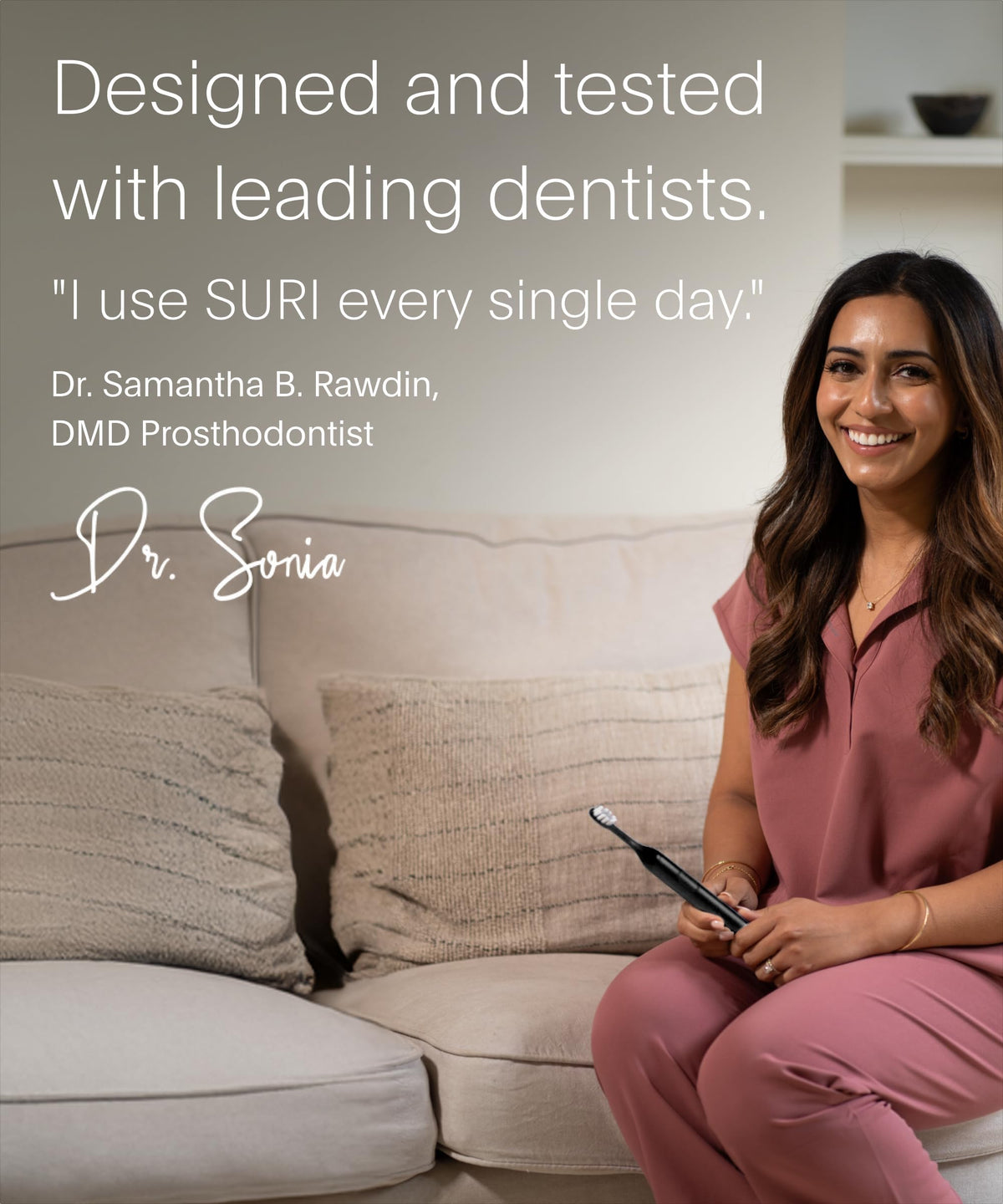 SURI Recyclable Electric Toothbrush Heads | Core & Pro Compatible | Long Lasting Replacement Heads | Pack of 3 | Winter Fern