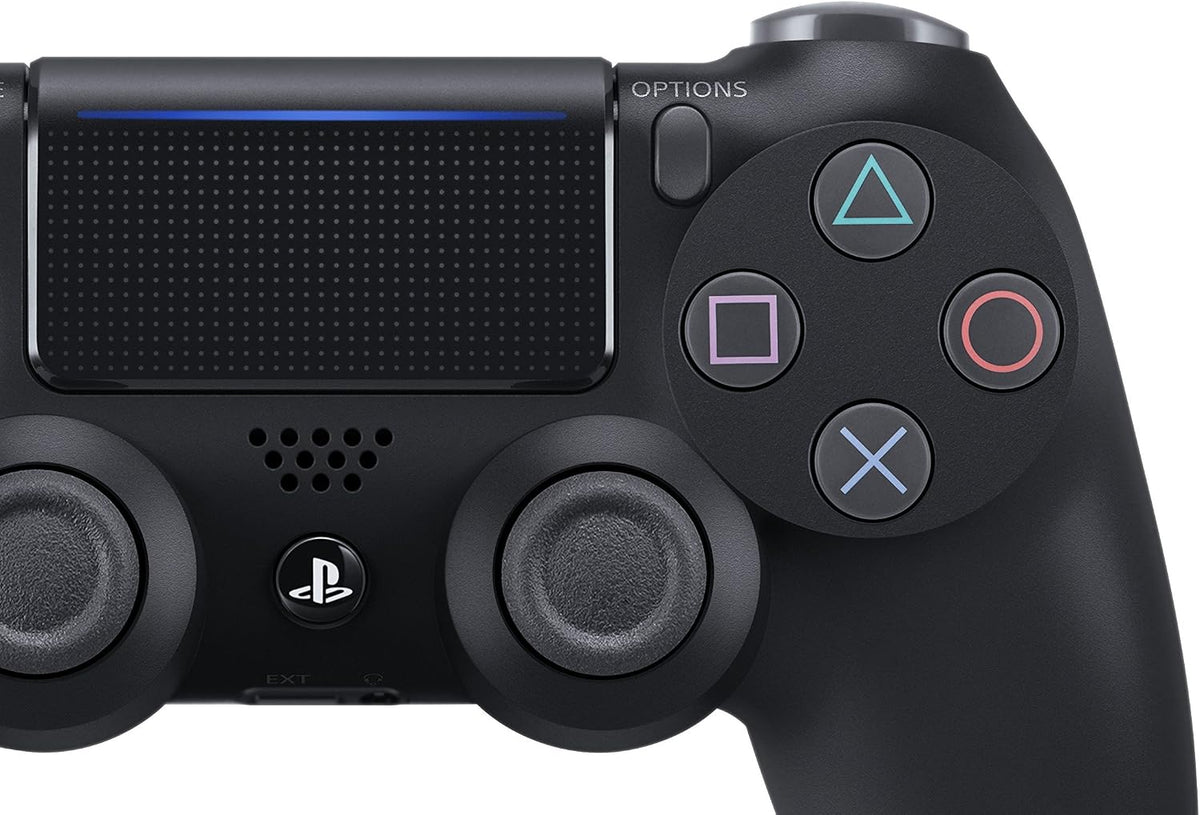 Sony PlayStation DualShock 4 Controller - Black (Renewed)