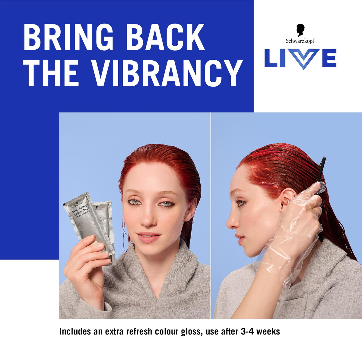Schwarzkopf LIVE Intense Colour Hair Dye, 099 Deep Black