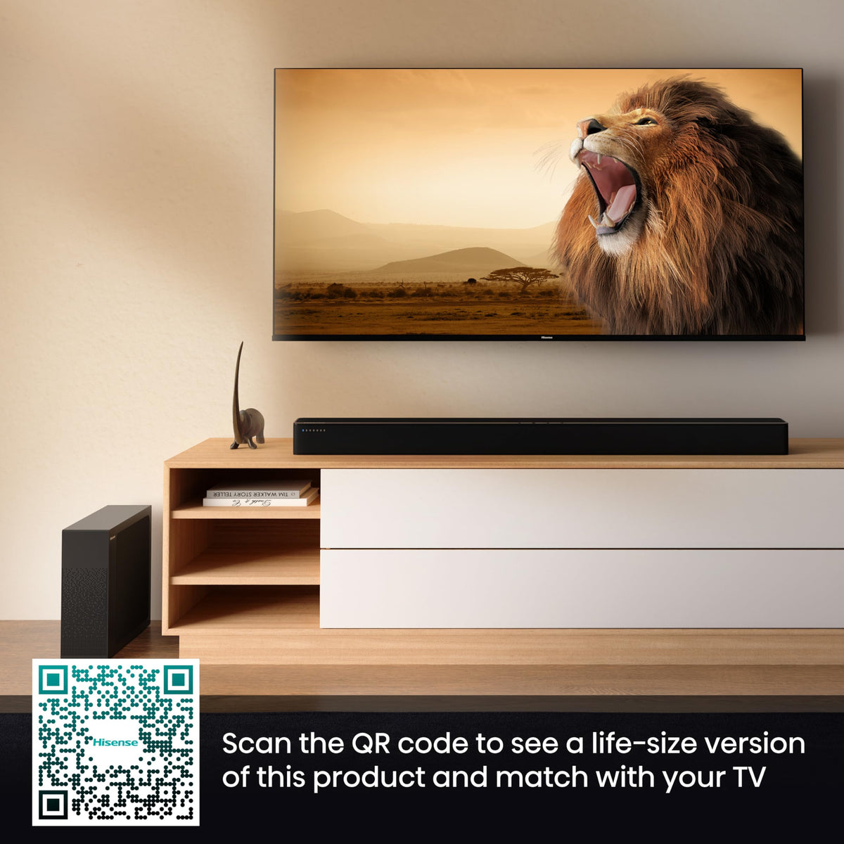 Hisense HS2000 2.1 CH All-In-One Soundbar for TV