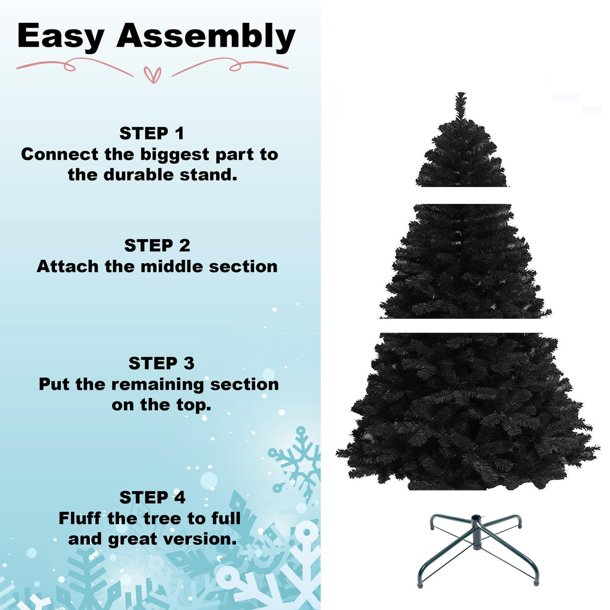 SHATCHI 6ft/1.8m Alaskan Pine Green Artificial Christmas Tree Bushy 550 Tips Xmas Home Decorationations Decorations