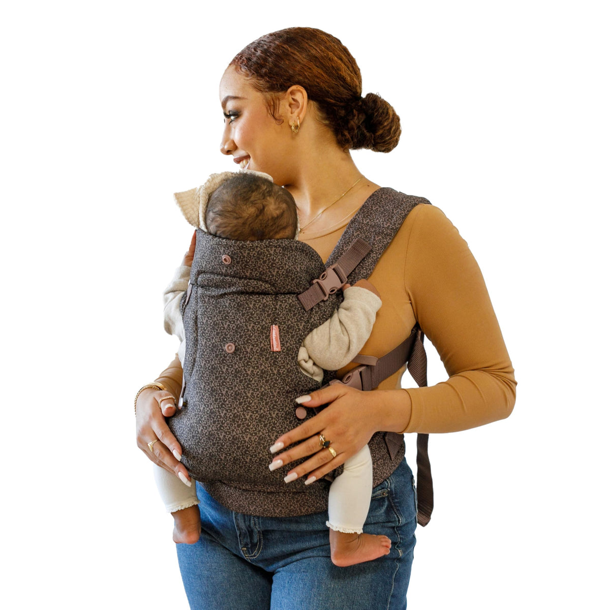 Infantino Flip Advanced 4-in-1 Baby Carrier - Ergonomic, Convertible, Face-in and Face-Out Front and Back Baby Carrier for Newborn to Toddler 3,6-14,5kg, Grey