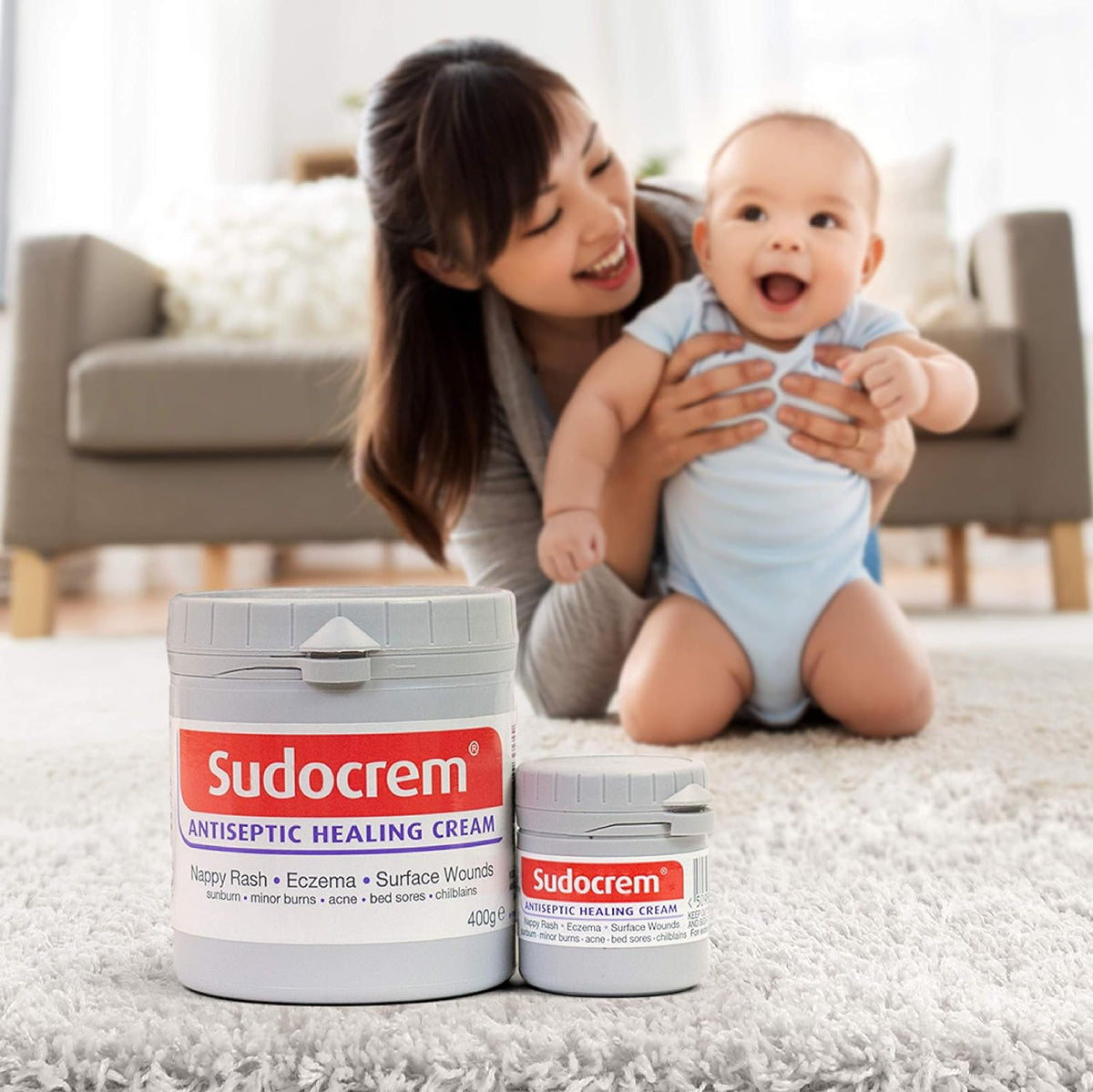 Sudocrem® Antiseptic Healing Cream, Zinc Oxide Cream, 400g