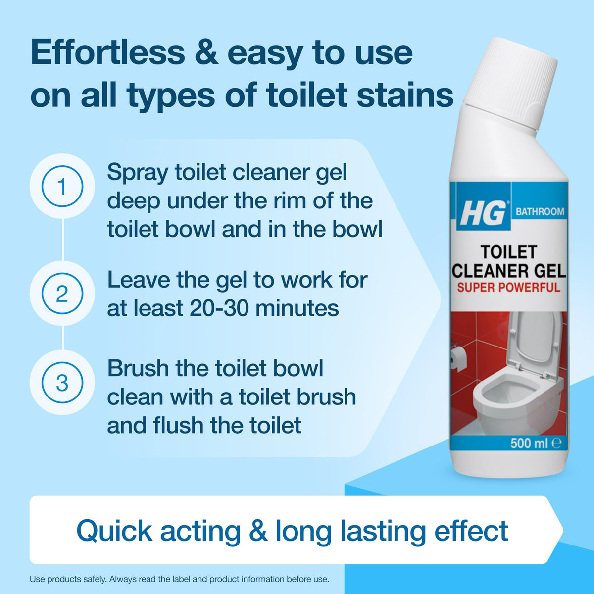 3X HG Super Powerful Toilet Cleaner