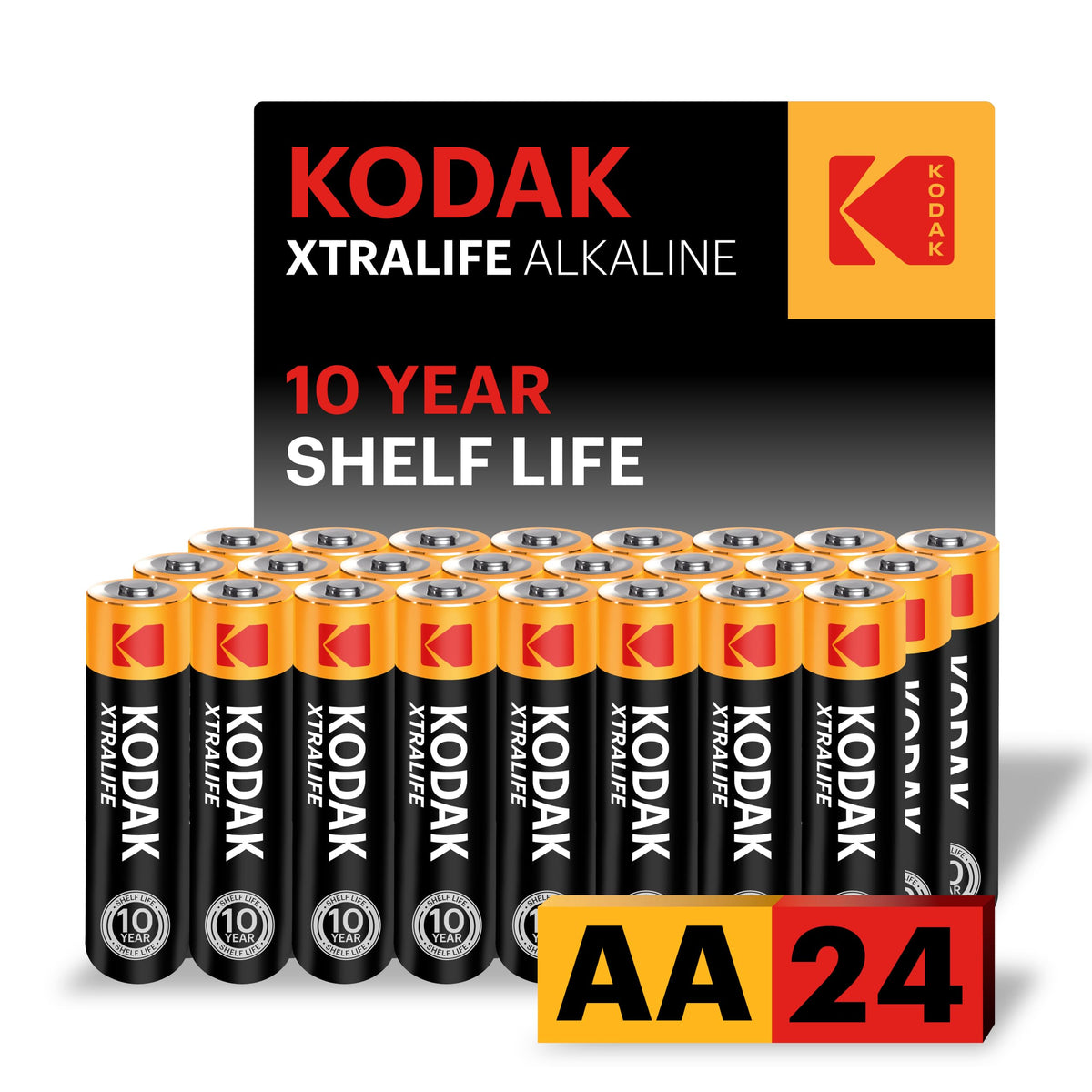 KODAK AAA Alkaline Batteries (24 Pack) Triple A Battery, LR03 1.5V