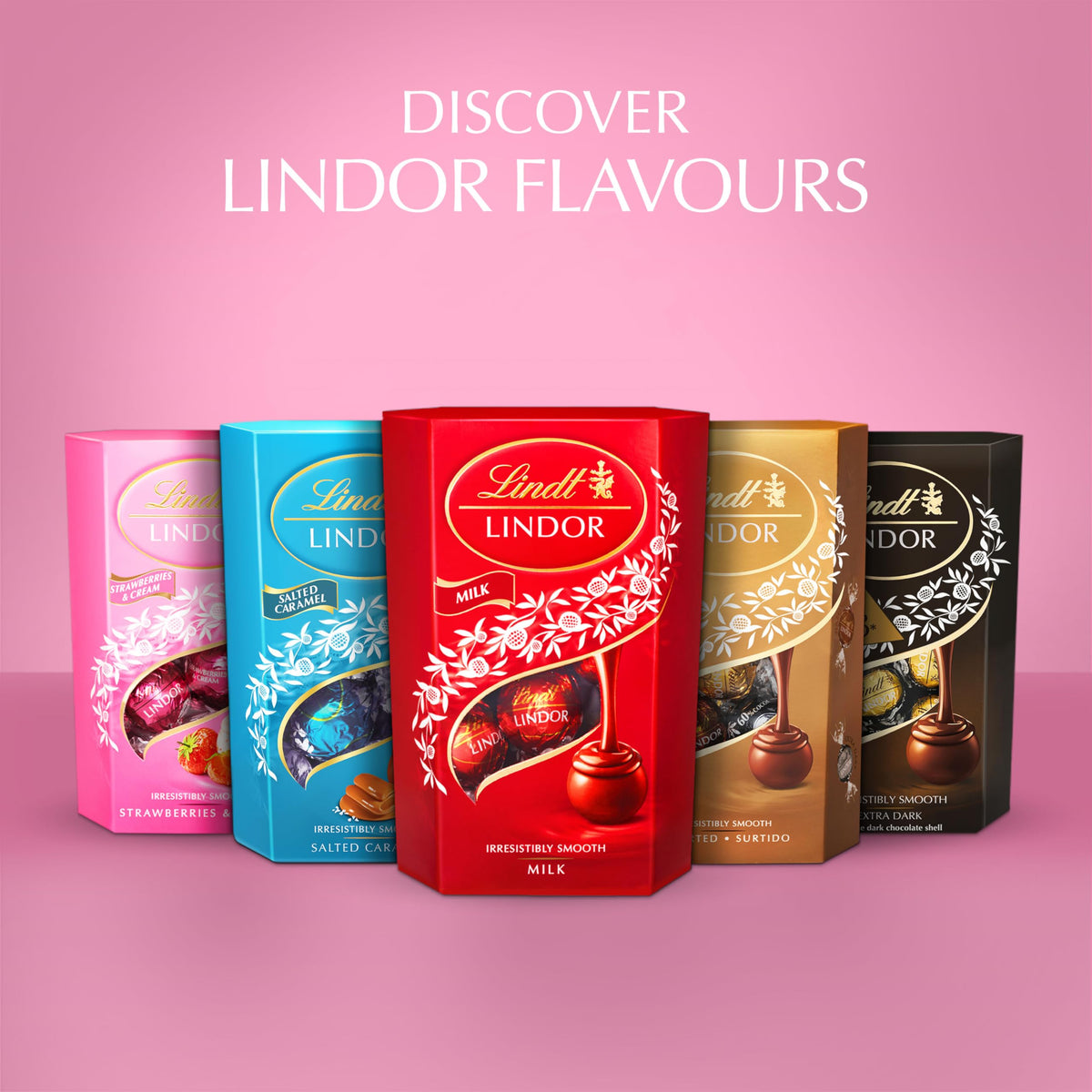 Lindt Lindor White Chocolate Truffles – 200g Box (Approx. 16 Balls) – Smooth Filling – Gift, Birthday, Congratulations Treat