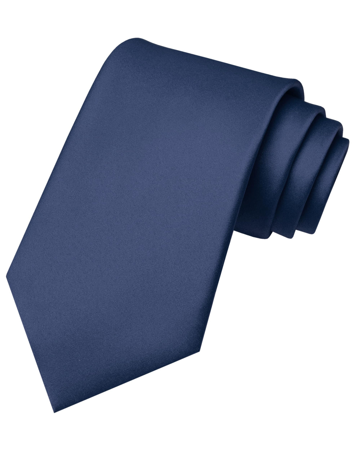 RBOCOTT Solid Color Tie Mens Necktie for Business and Wedding Party