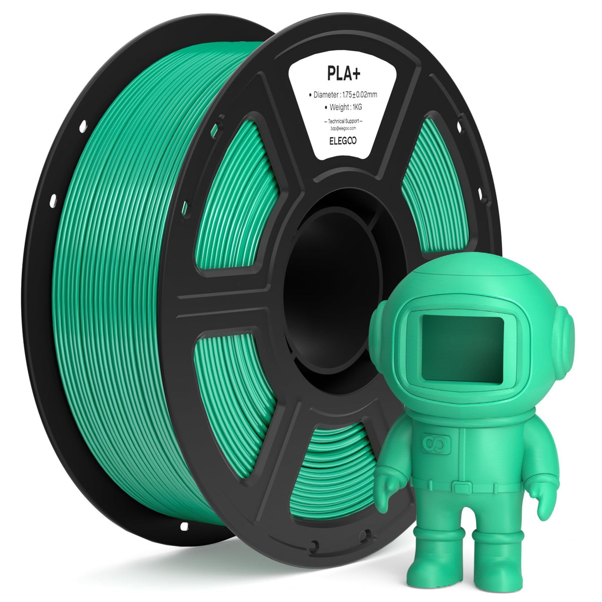 ELEGOO PLA+ 3D Printer Filament 1.75mm Pink 1KG