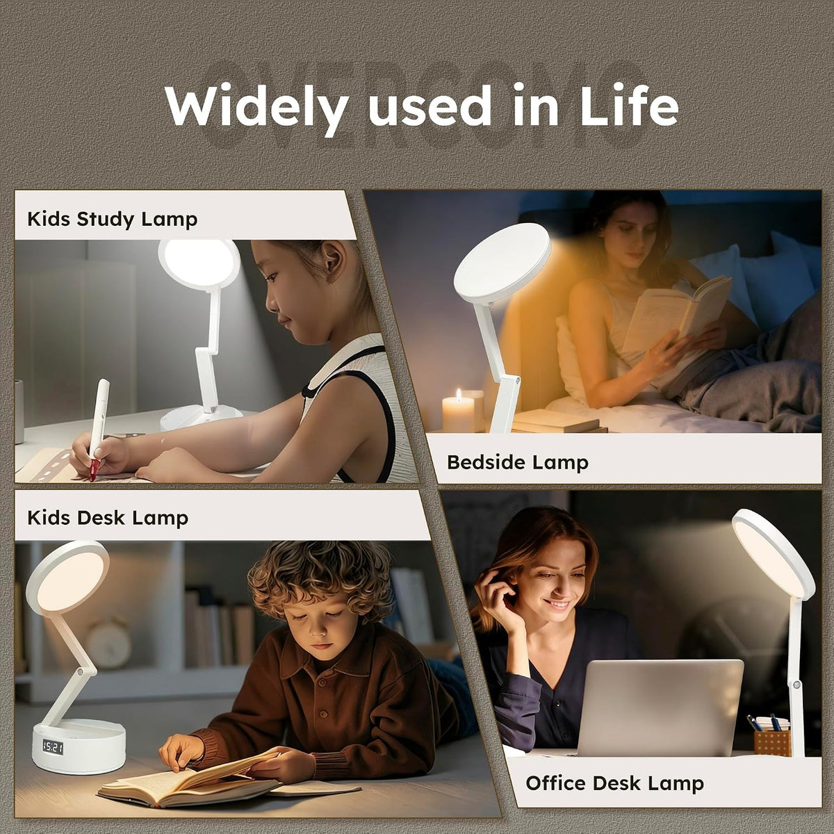 Small LED Rechargeable Portable Foldable Cordless Desk Table Lamp