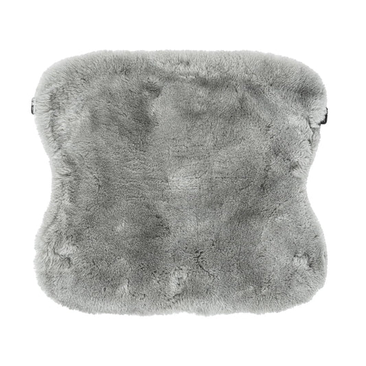 Sheepskin Handmuff for Stroller – Luxury Warm Winter Pram Hand Muff with Velcro Straps – Genuine Shearling Pushchair Handle Cover for Cold Weather Walks, Cosy Outdoor Accessory- 46cm×21cm (Black)