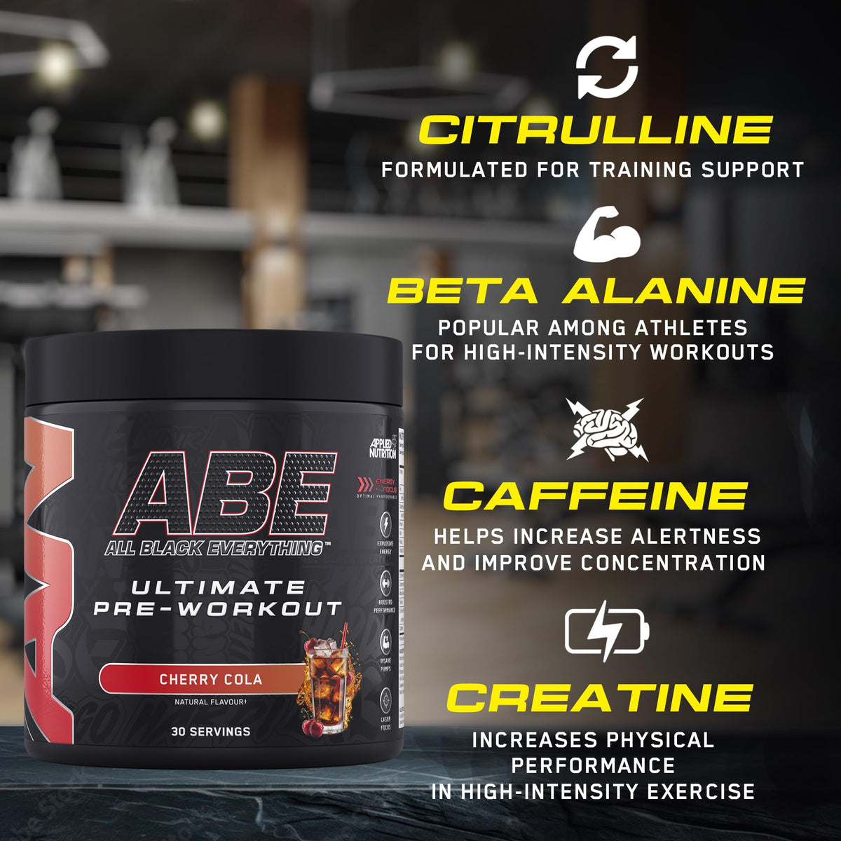 Applied Nutrition ABE Pre Workout Powder Tropical 375g