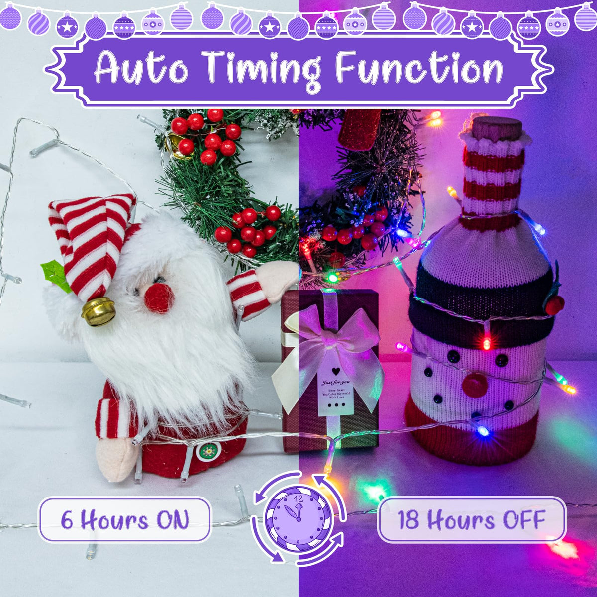 cshare Battery Fairy Lights, 2M 20 LED Fairy Lights Battery Operated with Timer, IP65 Waterproof String Lights for Jar Garden Camping Christmas Indoor Outdoor Decorations, Warm White