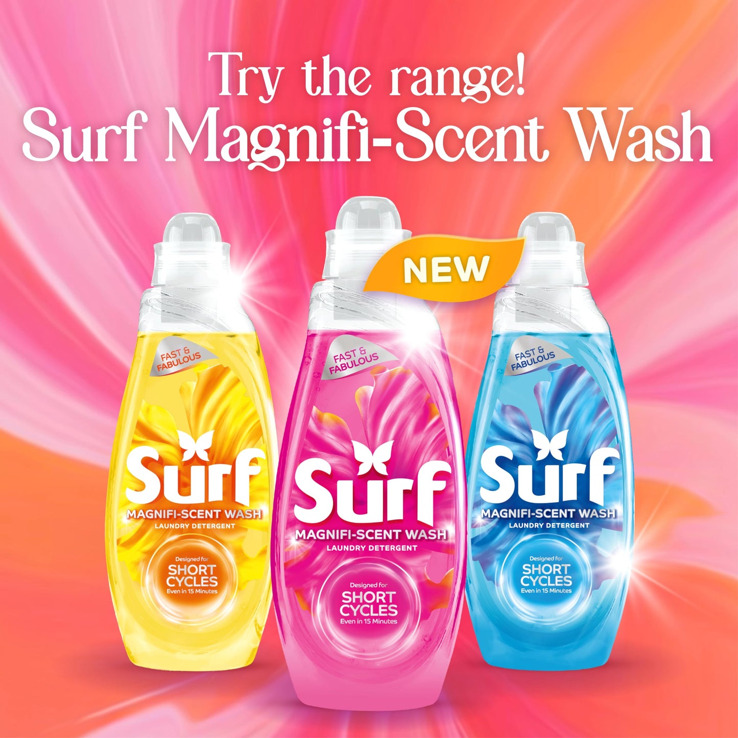 Surf Magnifi-Scent Floral Fusion Laundry Liquid 837ml | 31 Washes