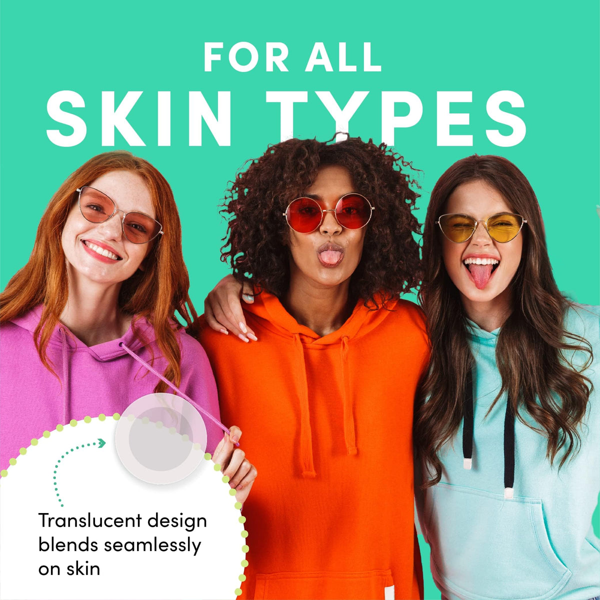 Dots for Spots Oval Spot Patch with Micro Darts - Pack of 9 Translucent Spot Treatment Stickers Infused With Niacinamide & Salicylic Acid - Fast-Acting, Vegan & Cruelty Free Skin Care