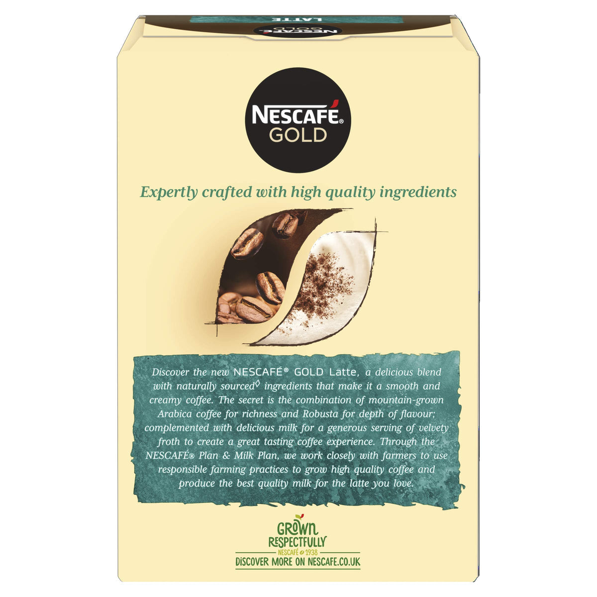 NESCAFÉ Latte Instant Coffee Sachets - 72 x 18g
