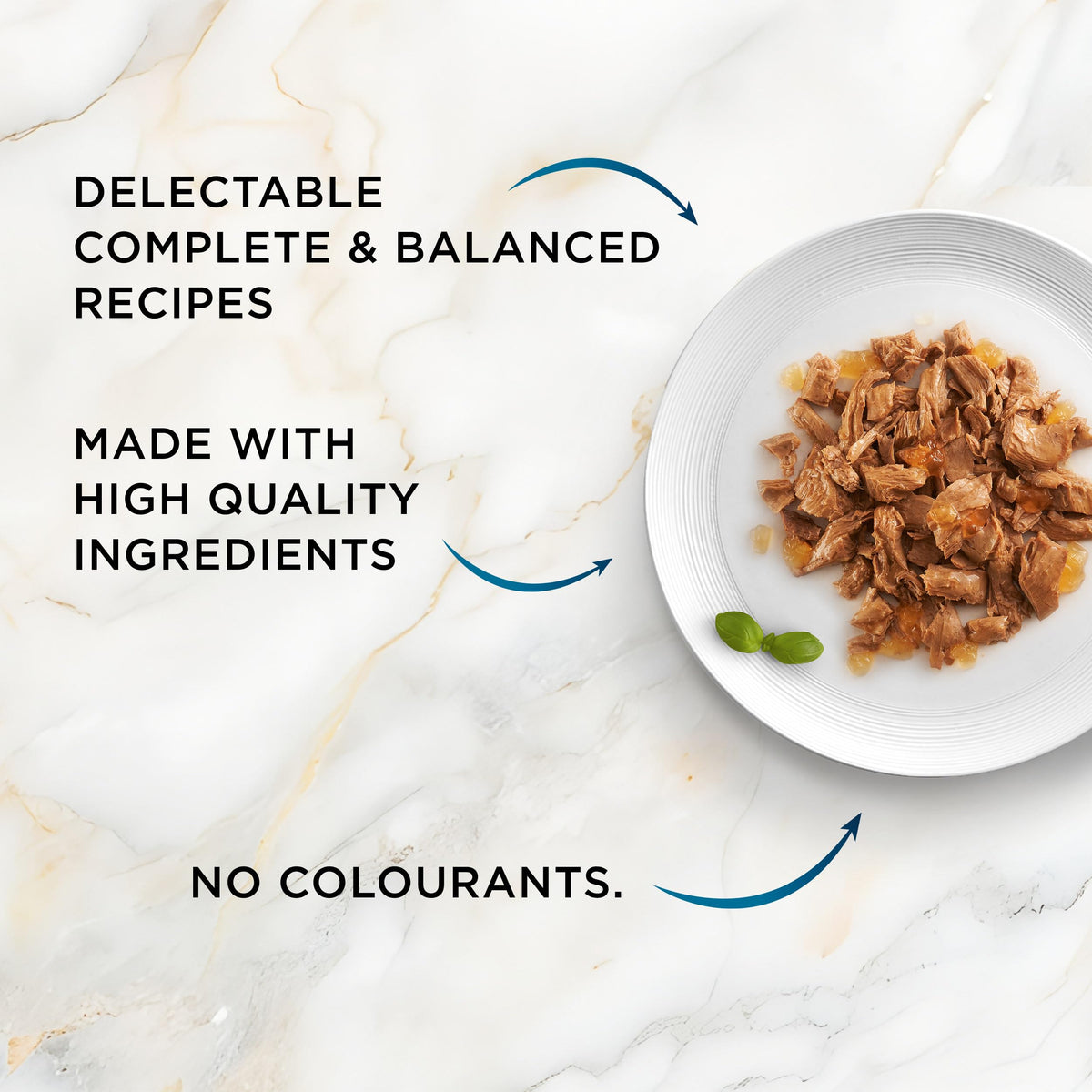 GOURMET Perle Delighters Collection in Gravy Wet Cat Food 40x85g