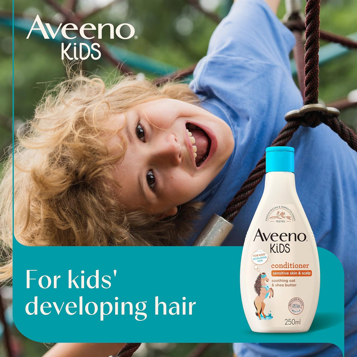 Aveeno Baby Kids Conditioner Enriched with Soothing Oat & Shea Butter 250ml