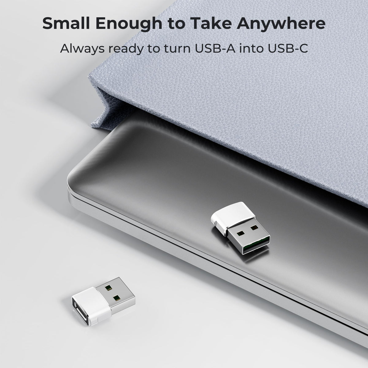 BASESAILOR USB to USB C Adapter,USBC Female to USB A Male Adapter 3Pack