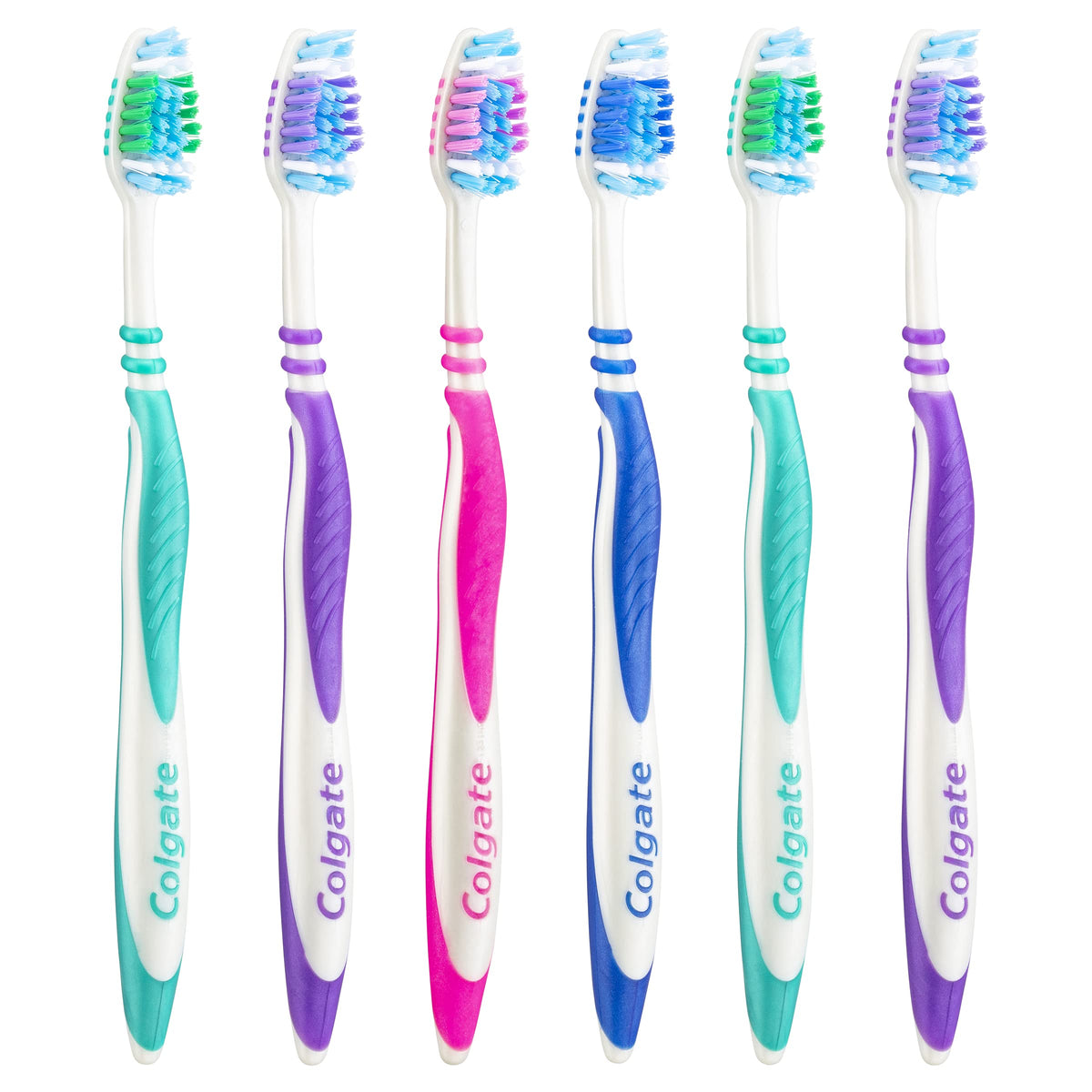 Colgate Zigzag Medium Bristles Manual Toothbrush (3-Pack)