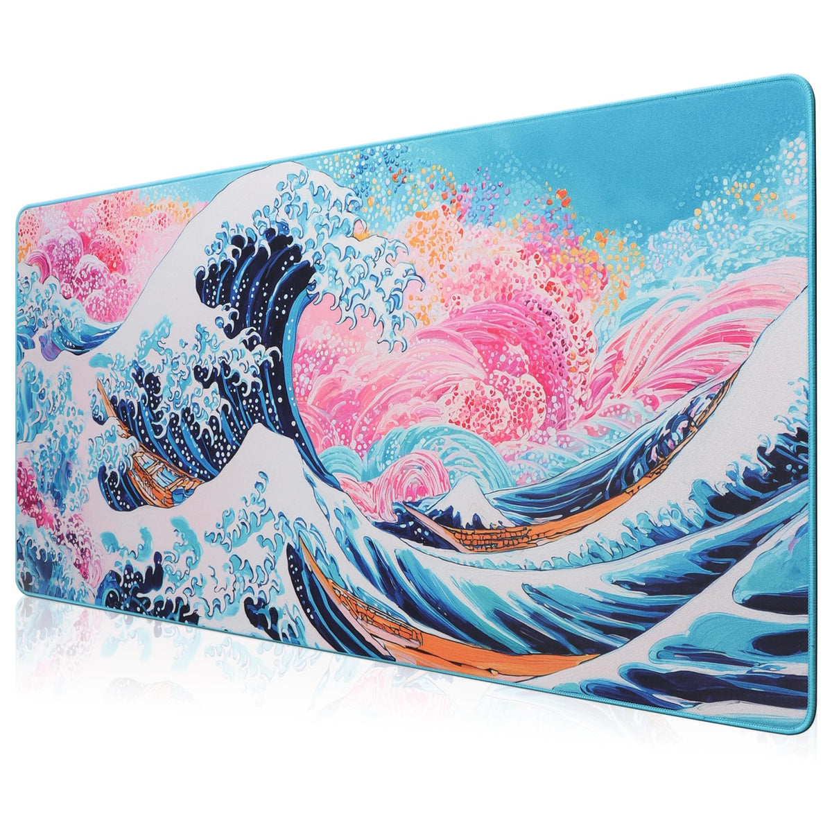 Gaming Mouse Mat/Large Mouse Pad 900 x 400 x 3mm / XXL mouse pad/large size | improved precision and speed | rubber base for stable grip on smooth surfaces | non-slip (90x40 Black)