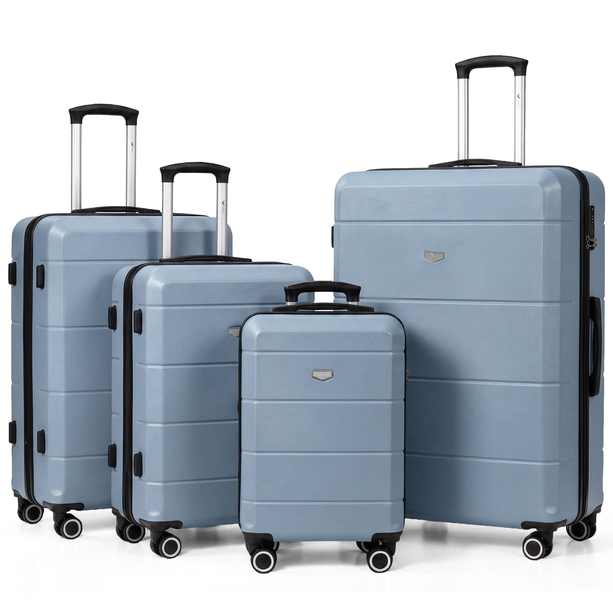 LUGG Jetset 40cm Suitcase 40x30x20cm, Ryanair Compatible Underseat Size, Hard Shell ABS, Spinner with Removable Wheels, Lightweight Travel Luggage, 1 Year Warranty