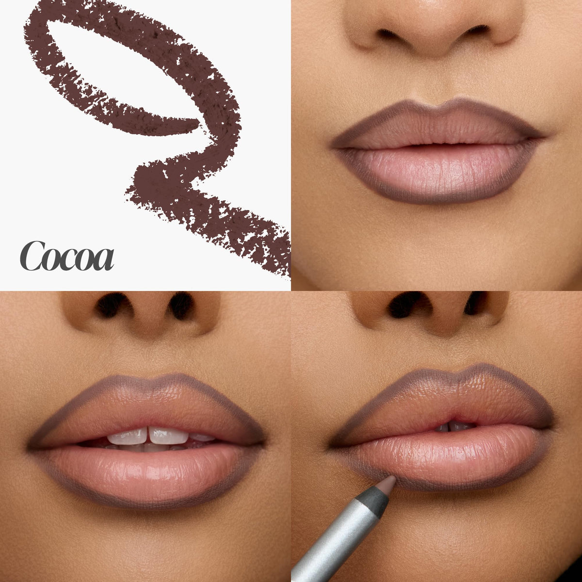 Wonderskin Lip Liner Pencil - 360 Contour Lipliner, Long Lasting, Sharpenable, Waterproof and Transfer-Proof Nude Lip Liner Pencil (Blush)