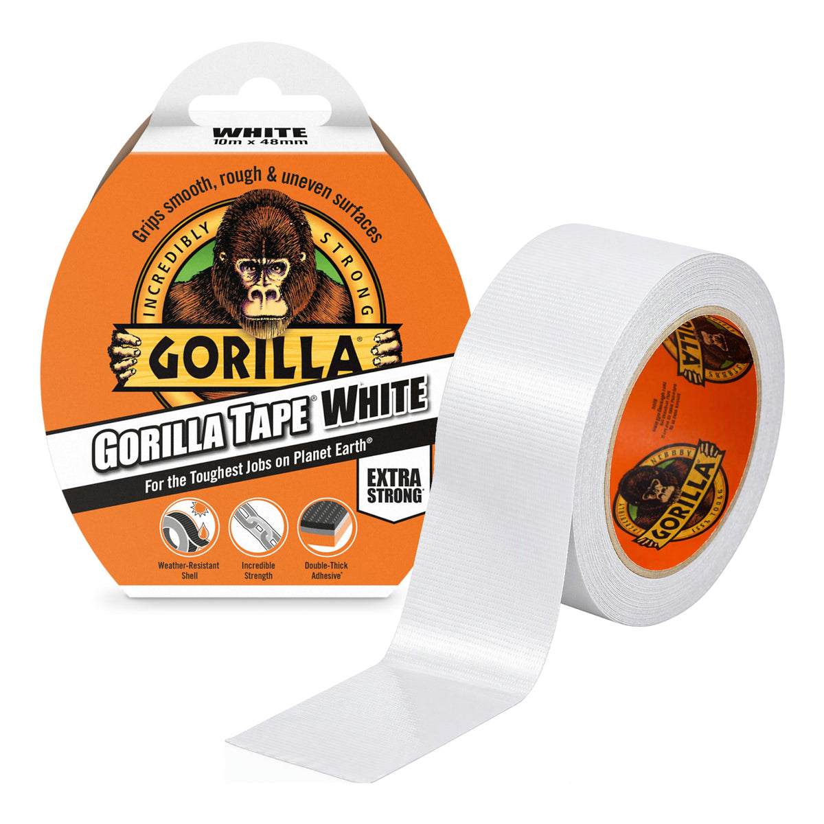 Gorilla GOR3049001 Tape Duct Tape Black 48mm x 11m