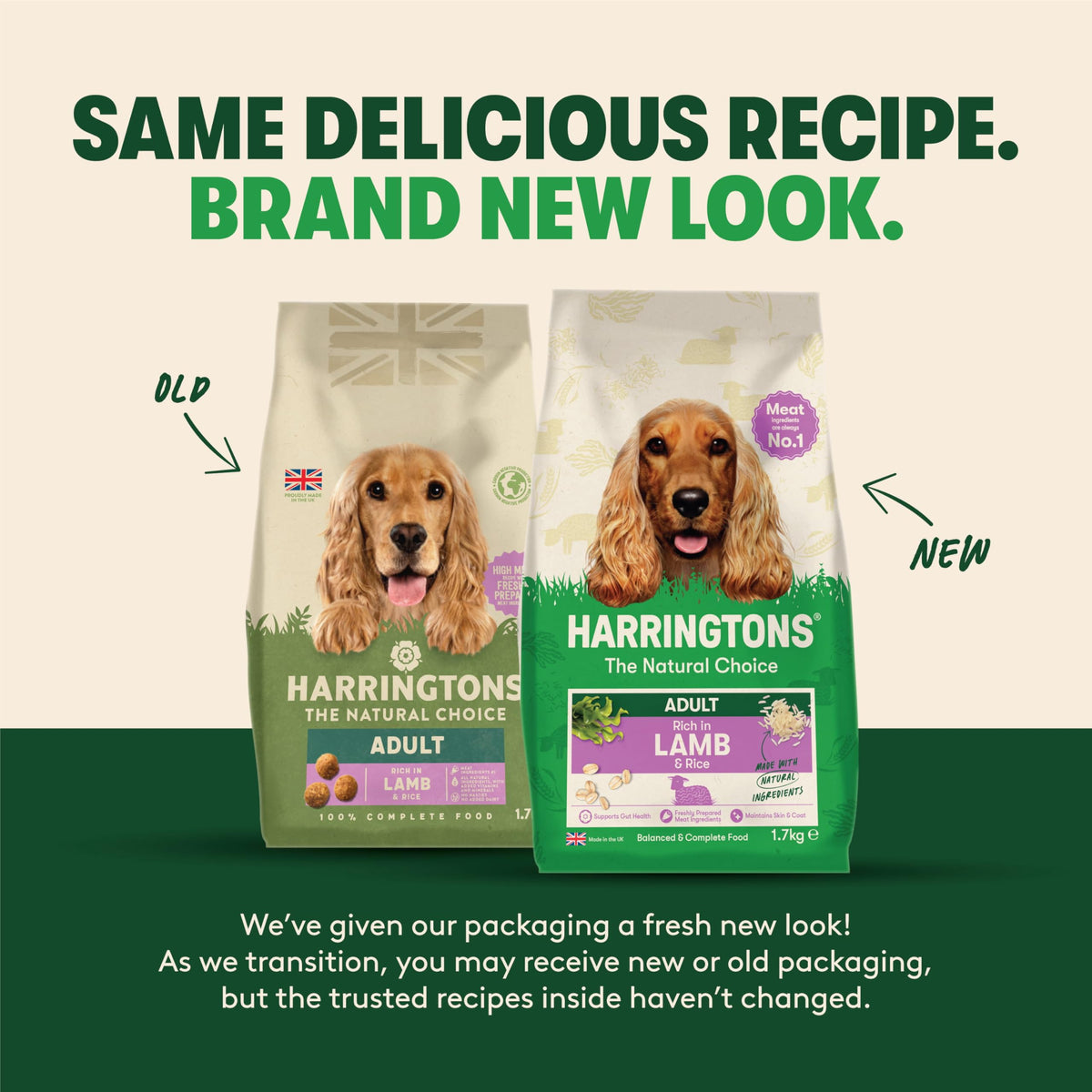 Harringtons Complete Dry Adult Dog Food Lamb & Rice 15kg