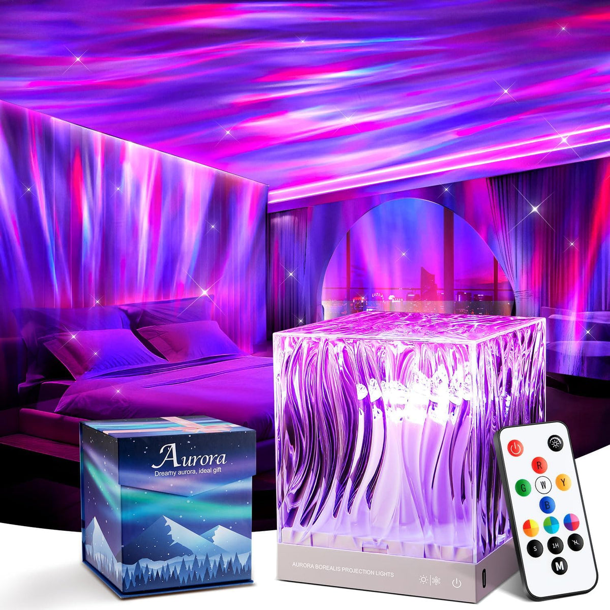 FELITE Northern Lights Projector Sensory Lights Birthday Gifts for Women