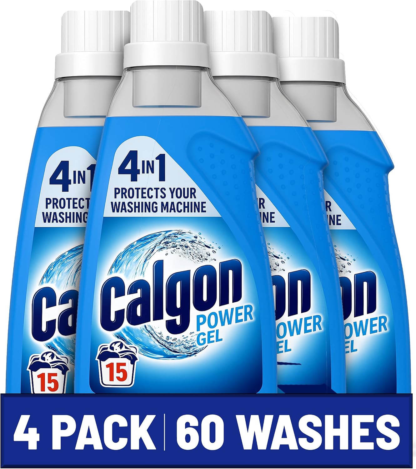 Calgon 4-in-1 Washing Machine Cleaner Gel 4 x 750ml | Deep Clean