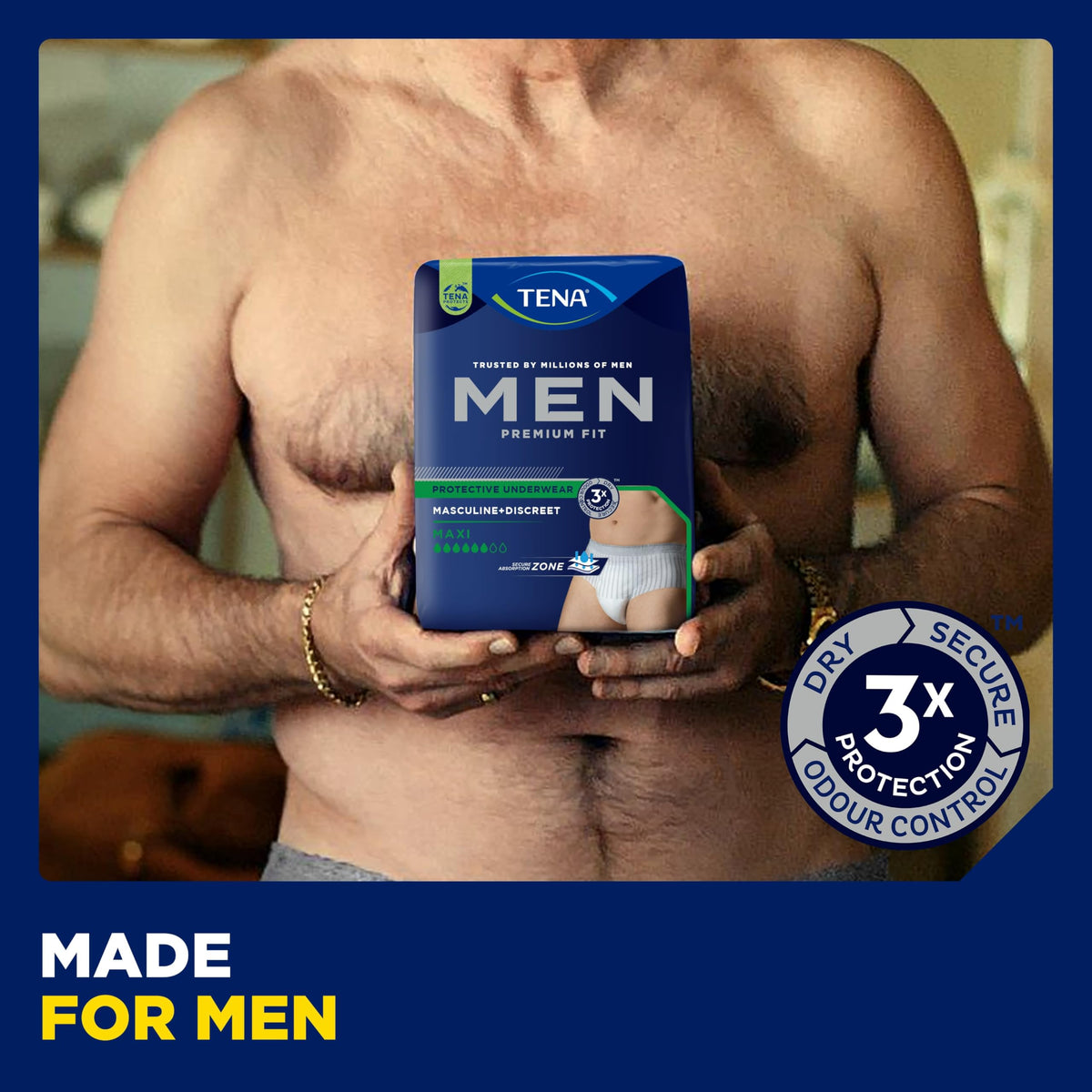 Tena - Tena Men Premium Fit Level 4 (Size L/XL) Protective Underwear - 10 Pieces