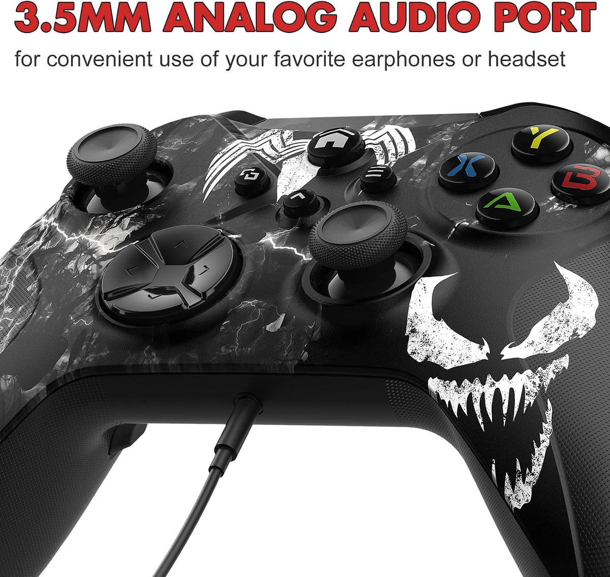 Lapezei Wireless Controller for Xbox Series S/X, Xbox One/PC, Bluetooth Gamepad with Back Paddles, Quadruple Vibration, Turbo, Macro, 3.5mm Audio Jack