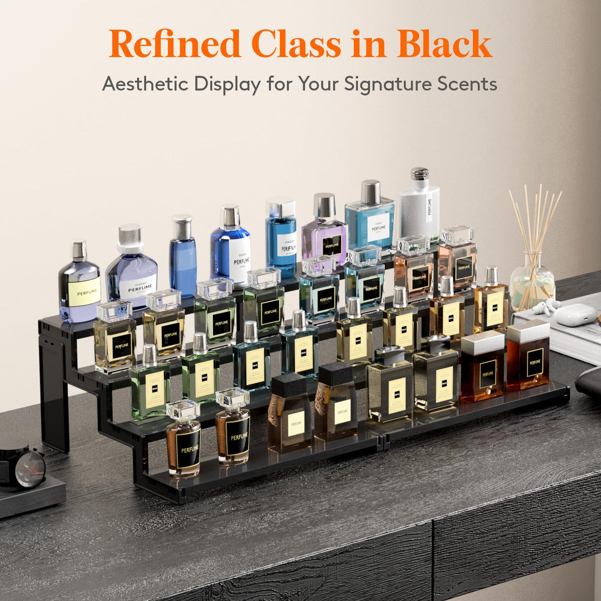 Lifewit 12″ Perfume Stand, Cologne Organiser, Tool-Free Assembly, 1 Pcs