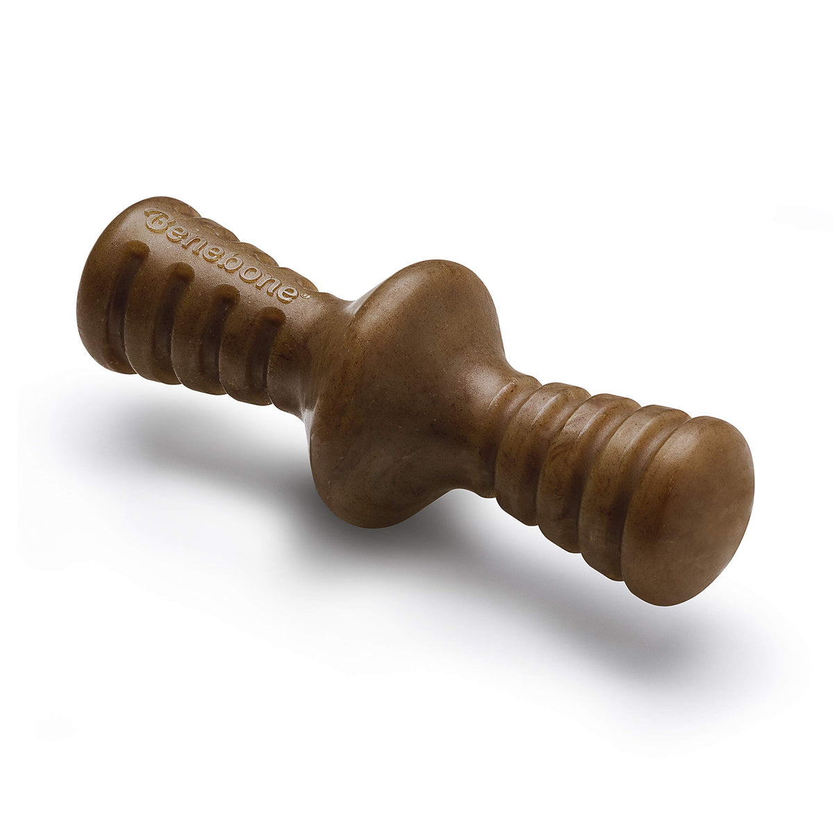 Benebone Wishbone Dog Chew Toy for Aggressive Chewers, Real Bacon, Medium