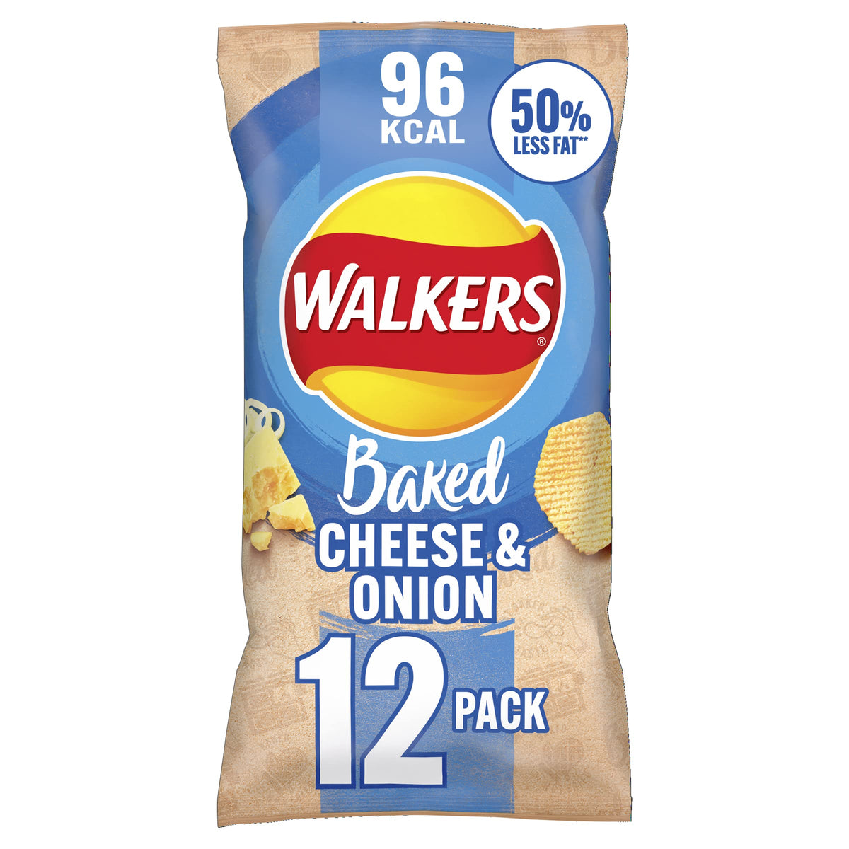 Walkers Baked Snacks Sea Salt 6 x 22g