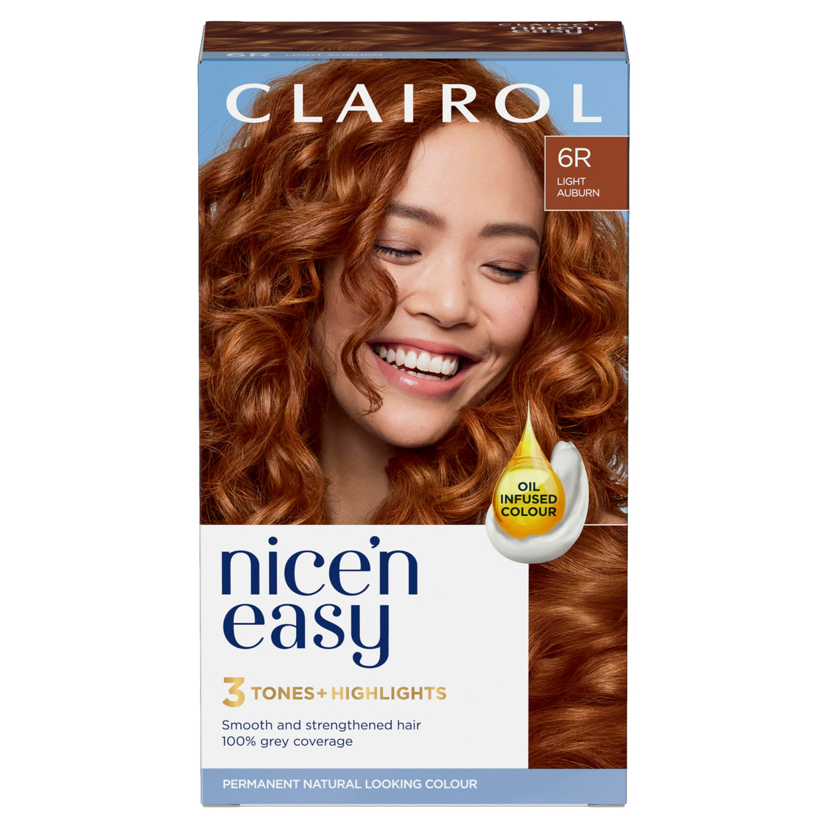 Clairol Nice'n Easy Crème Natural Looking Oil Permanent Hair Dye Infused