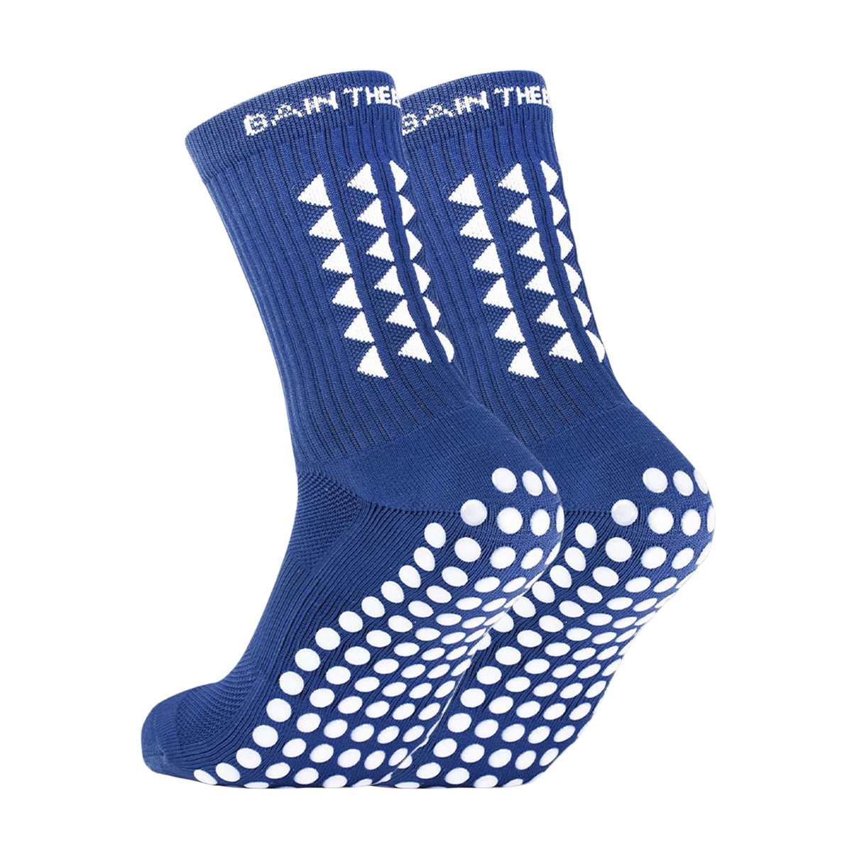 Gain The Edge Football Grip Socks 3.0-2pc and 4pc Set - Non Slip Football Socks - Updated Model