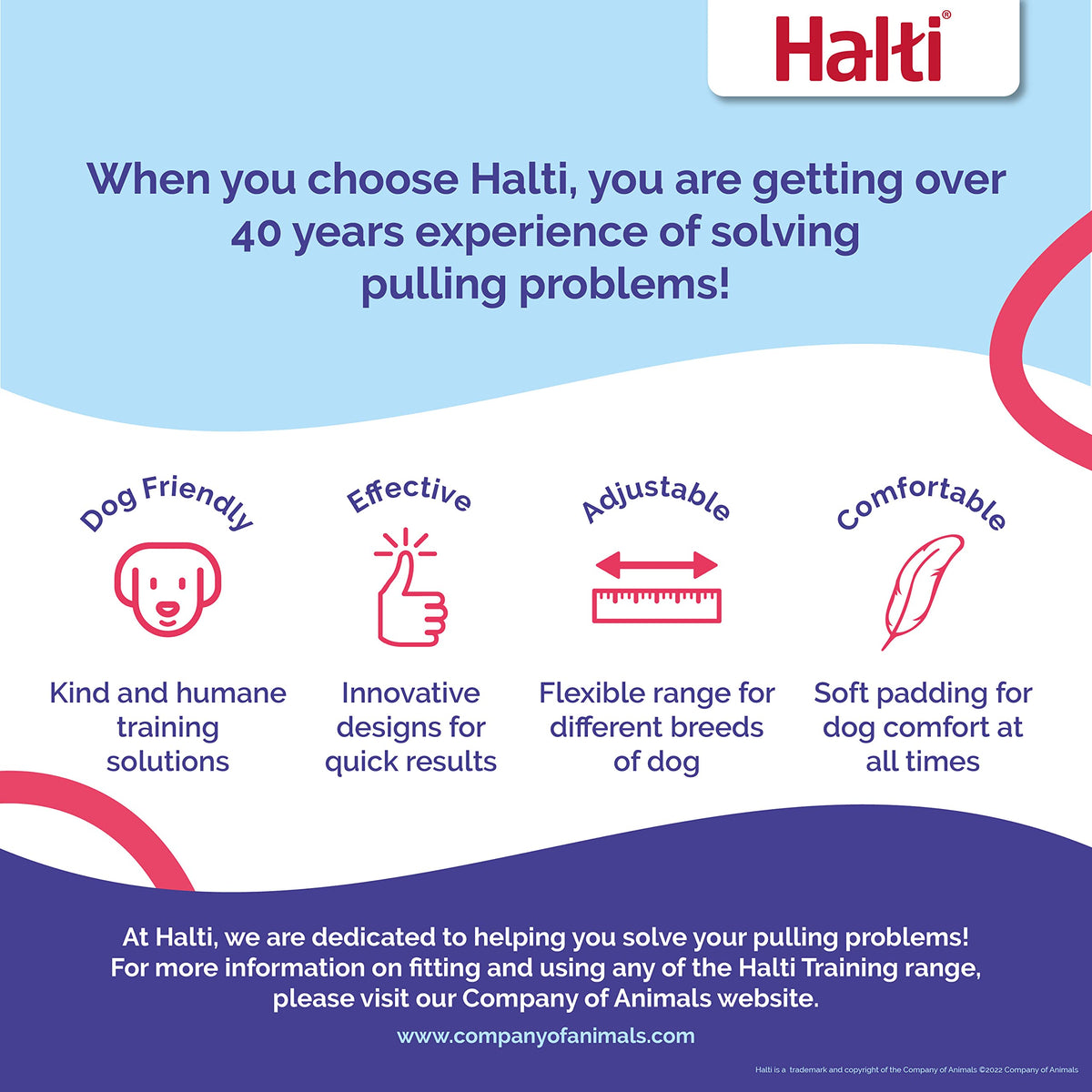 Halti Headcollar for Dogs | Size 3, Black