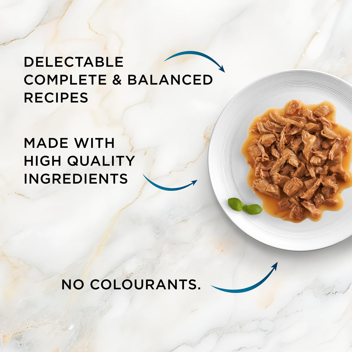 GOURMET Perle Delighters Collection in Gravy Wet Cat Food 40x85g
