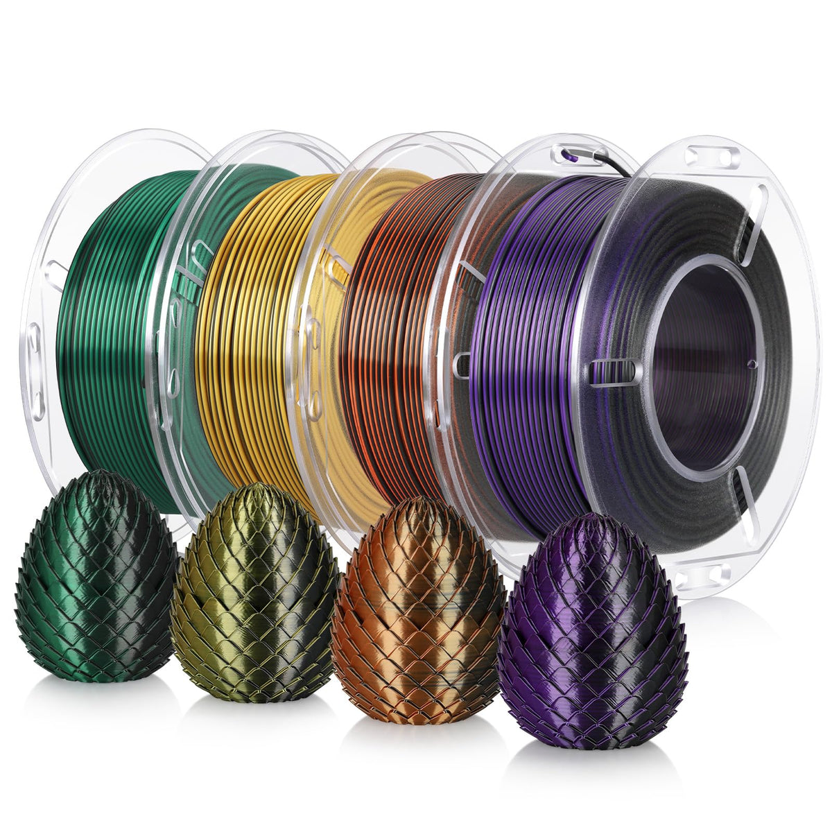 LANDU Filament Dryer 3D Printer Filament Dry Box,2 Spools Double Fast Heating Upgraded Filament Dehydrator Keeping Filaments Dry for 1.75mm/2.85mm One-Key Set for PLA PETG ABS TPU